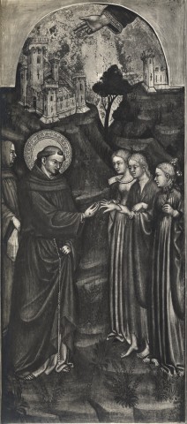Anderson — Nelli Ottaviano - sec. XV - Matrimonio mistico di san Francesco d'Assisi con madonna Povertà — insieme